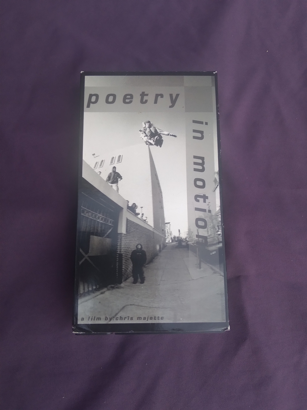 Poetry in Motion (Black) - Vhs Rare Skateboard Y2k